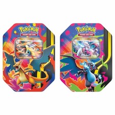 Pokemon TCG Mega Charizard ex Tins Sealed SET OF 2 Ships 2/20/2026