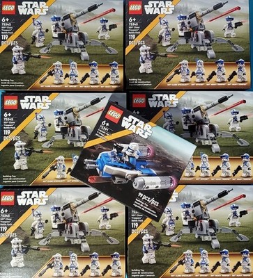 LEGO Star Wars Captain Rex 75391 + (6) 501st Specialists 75345 NEW SEALED Lot