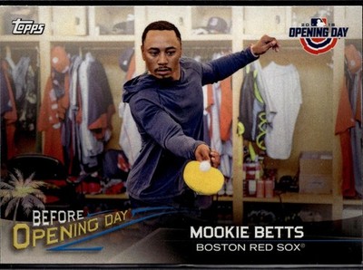 2018 Topps Opening Day #BOD-MB Mookie Betts Before Opening Day