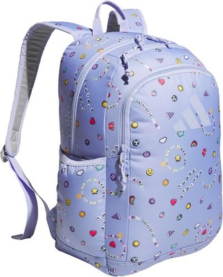 Adidas NWT 3-Bars Affiliate OSFA School/Sports/Travel Backpack, Violet/Purple