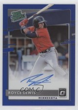 2020 Panini Donruss Optic Blue Prizm 11/50 Royce Lewis #RPS-RL Auto 0qo1