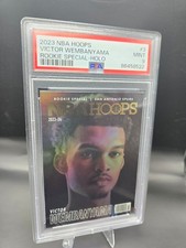 2023 PANINI NBA HOOPS RC SPECIAL HOLO #3 VICTOR WEMBANYAMA ROOKIE RC PSA 9