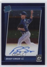 2021 Panini Donruss Optic Purple Stars Prizm 94/99 Brady Singer #RRS-BS Auto 8k4