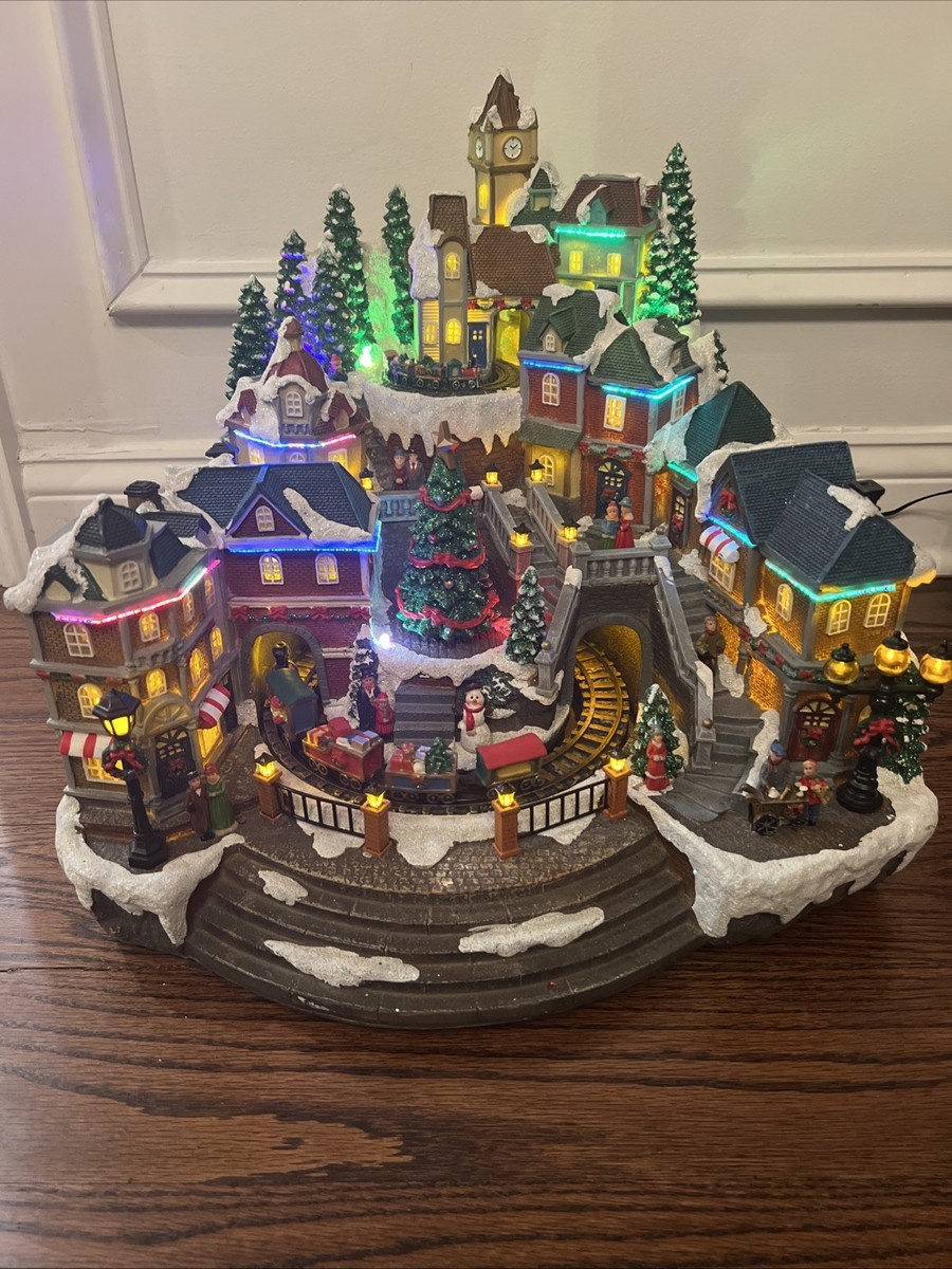 Costco Village de Noel Animated Christmas Village with Music
