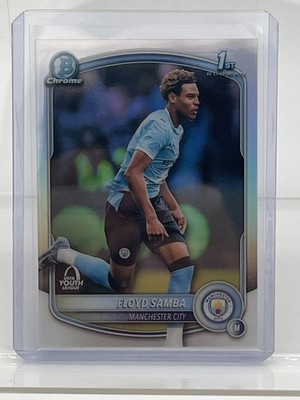 2025-26 Topps Chrome UEFA Floyd Samba Bowman UEFA Youth #BU-FS Manchester City