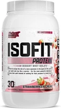 Nutrex Research IsoFit Whey Protein Isolate Powder 30 servings