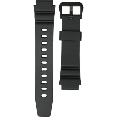 CASIO SPORTS DAMEN Echt Schwarz Kautschuk Uhrenarmband Band 10656658 für LWS-...