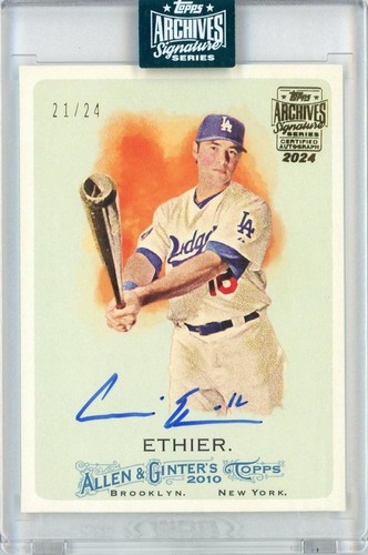 2024 Topps Archives Signature Series Retired Edition Andre Ethier Autograph /24 - Picture 1 of 2