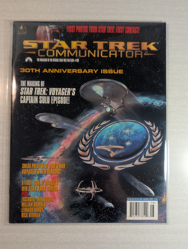Star Trek Communicator Magazine - the Official Star Trek Fan Club #108  30th Ann