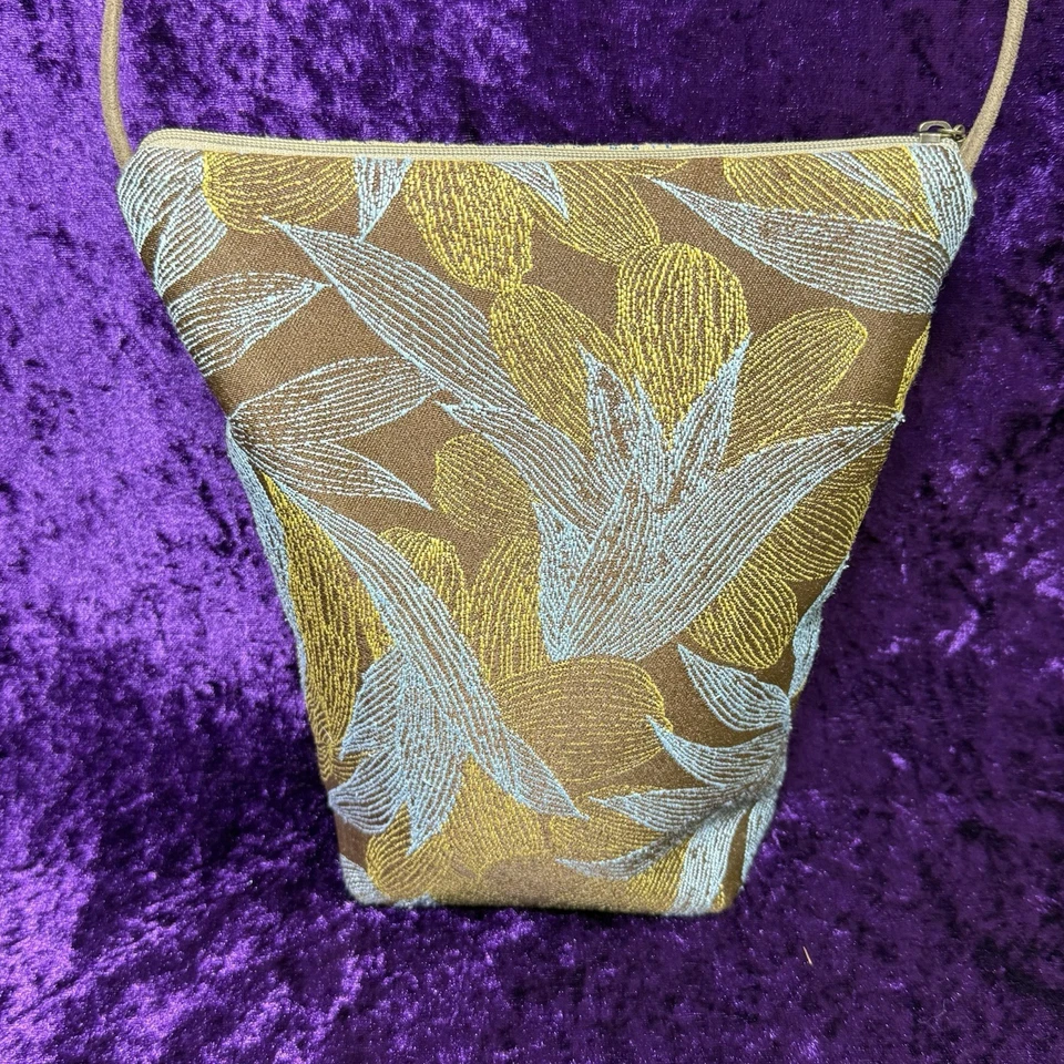 Bolso Bandolera Maruca CITY GIRL Floral Terroso Boho Tapiz Hecho a Mano Colorado Foto 2 de 4