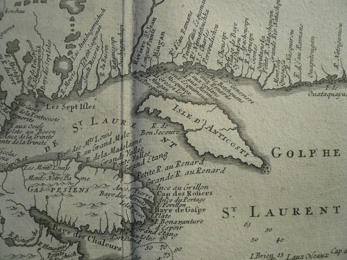 Partie Orientale Nouvelle France, Canada, 1755, Homann Heirs -ORIGINAL HOMANN--- - Picture 9 of 23