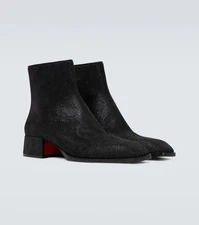 $1,445 Christian Louboutin "FEVER" Bovine Black Boots US 10.5 (43.5EU)