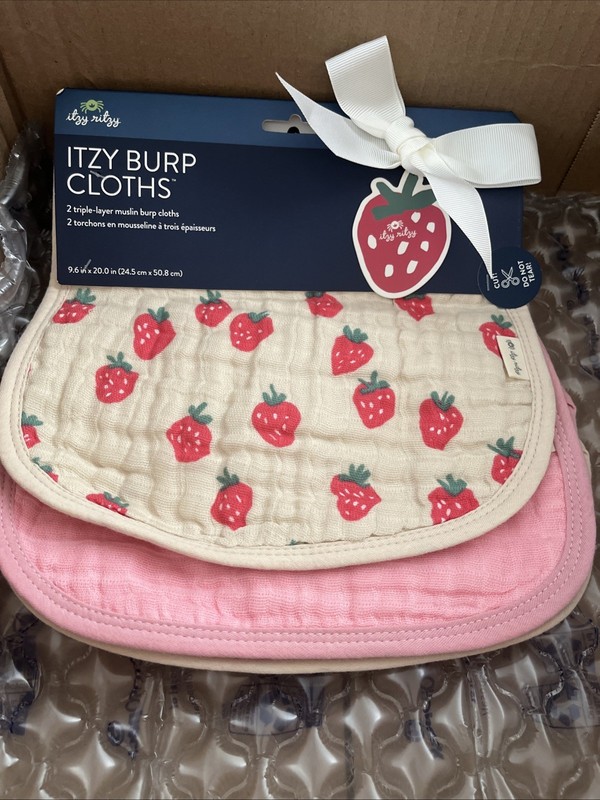 Itzy Ritzy Itzy Cotton Burp Cloths - 2ct