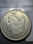 1887-O morgan silver dollar better date XF/AU