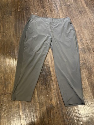 ATHLETA Brooklyn Ankle Pant Womens Size 18 Olive Lightweight City