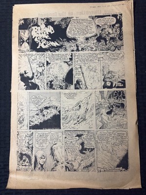 1969 Nov 6 BEYOND TIME AND AGAIN 11x17'' Comic Page by George Metzger VG 4.0