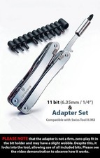 Juego convertidor adaptador Victorinox Swiss Tool Spirit X MX XBS X11 bit 1/4" 6,35 mm