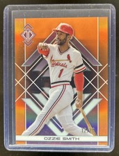 2025 Topps Transcendent Ozzie Smith Icons Chrome Orange Refractor #/25