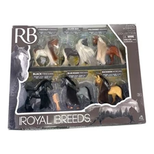 Lanard Royal Breeds RB Toy Horses Show Collection 6 Pack Equestrian Playset