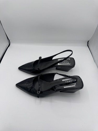 Franco Sarto Women's A-Devin Slingback Pump NW/OB Black Brand New!! comfy Sheik!