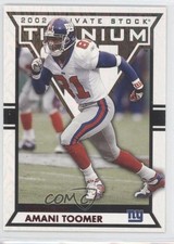 2002 Private Stock Titanium Red Missing Serial Number Amani Toomer #66 0a1