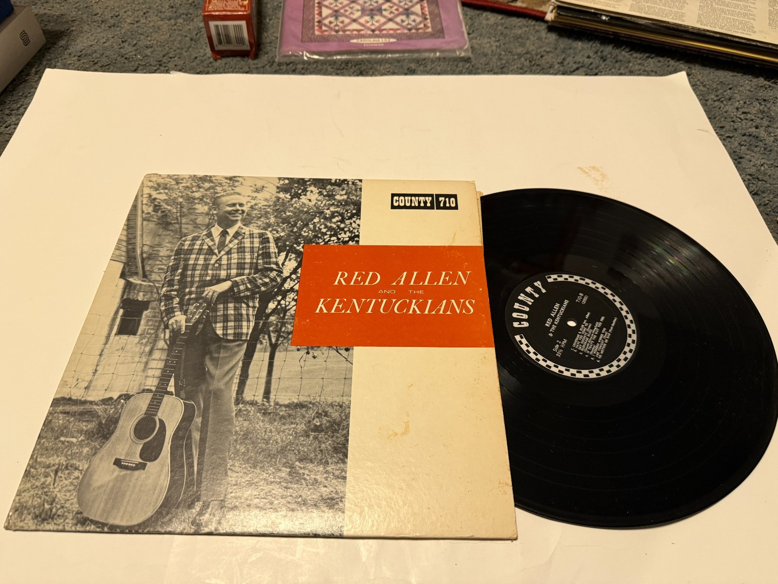 RED ALLEN and the KENTUCKIANS self-titled 1967 COUNTY 710 Bluegrass