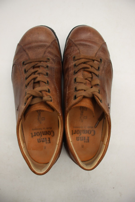 Finn Comfort Mens Syracuse Brown Leather Lace Up oxford Loafers Size US 9 UK 8.5 Finn Comfort Syracuse Men main image 2