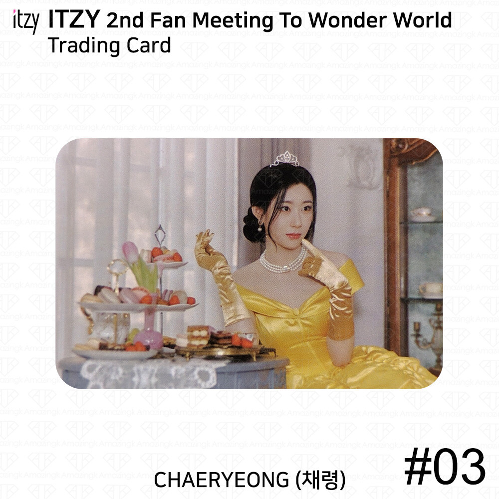 ITZY 2nd Fan Meeting To Wonder World Trading Card Photocard KPOP K