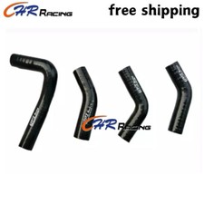 For Yamaha RD350 RZ350 RD 350 RZ 350 Radiator Silicone Coolant Hose Kit BLACK
