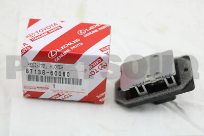 ペーター 8713860080 Genuine Toyota RESISTOR, HEATER BLOWER 87138-60080 | eBay