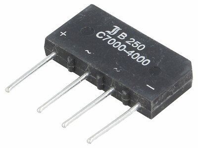 B250C5000A Brückengleichrichter flach 250/600V 5A Bridge Rectifier #B2