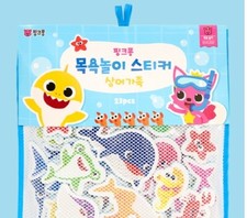 Pinkfong Baby Shark Family Bath Play Soft Sticker Toy Set 23p EVA For Baby Kids