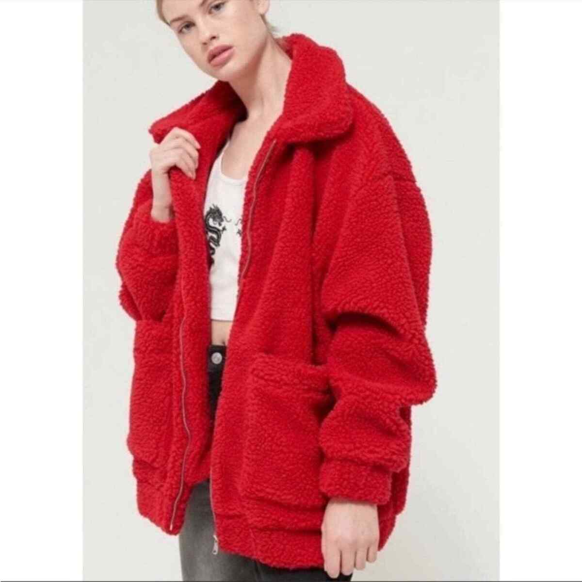 I.Am.Gia Pixie Pile Fleece Coat Red XS | eBay I.Am.Gia Pixie Pile Fleece Coat Red XS | eBay