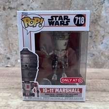 Funko Pop! Figura Vinilo Bobblehead #718 Star Wars: Mandalorian IG-11 Marshall