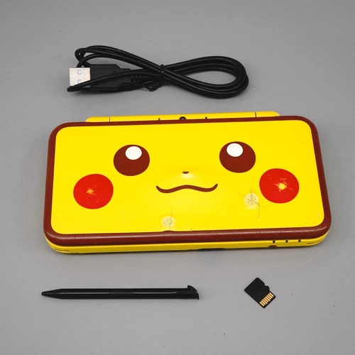 New Nintendo 2DS XL Pokemon Pikachu Yellow Edition Console READ  (USA)