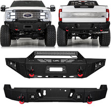 Luywte For 2017-2022 Ford F250f350f450 Frontrear Bumper Wlightswinch Plate