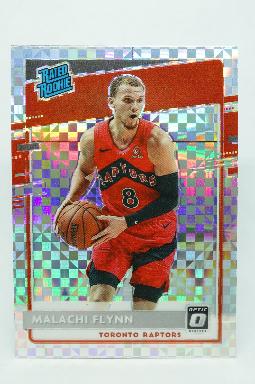 2020 Panini Donruss Optic Rated Checkerboard Prizm Malachi Flynn #179 Rookie RC