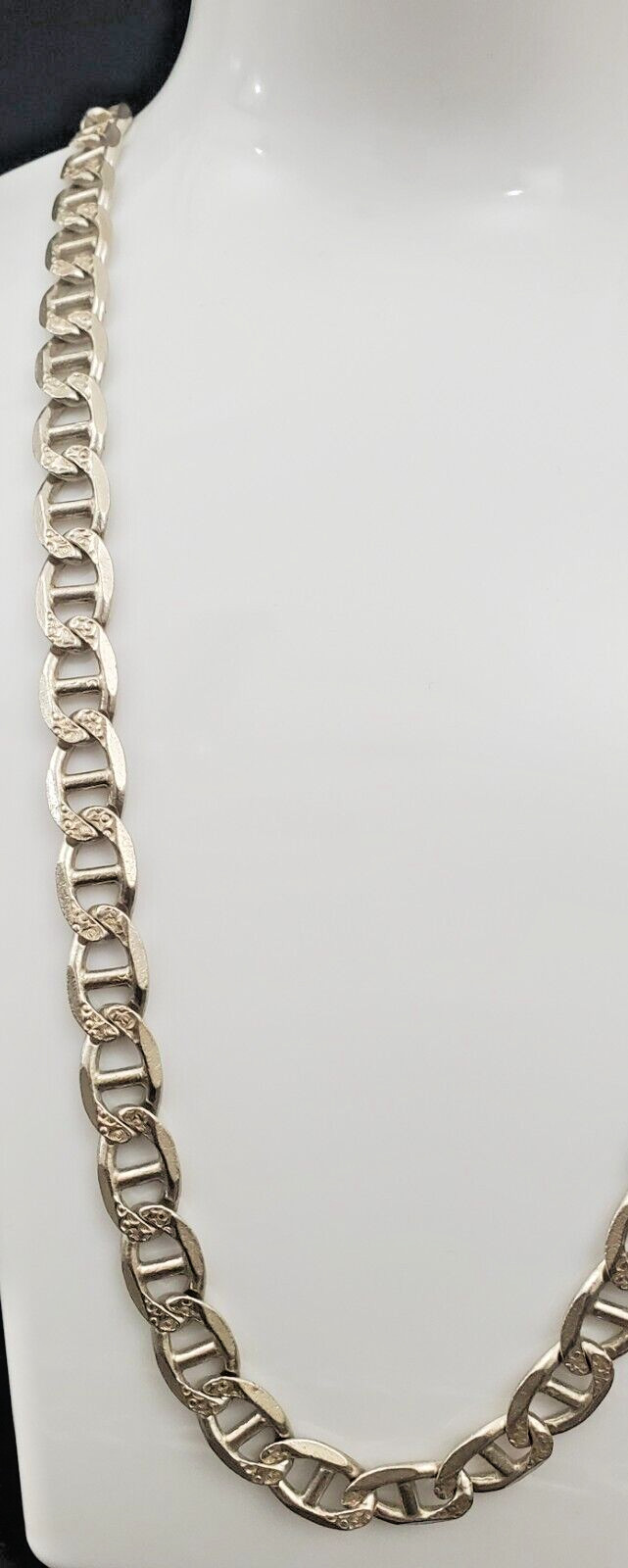 Two Different Design Sterling Silver Heavy Link S… - image 2