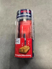 = Bosch 85221MC 1/4" x 5/8" Carbide Tipped Double Flute Straight Router Bit