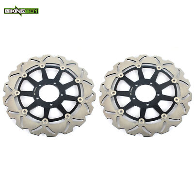 Pair Front Brake Rotors Discs for DUCATI 749 R S 848 EVO 999 Monster 1100 S