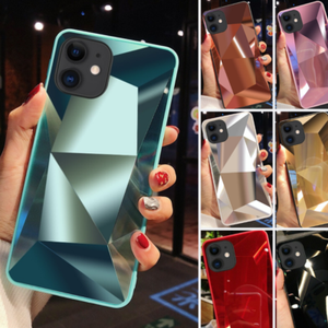 Diamond 3d Bling Mirror Case For Iphone 11 Pro Max 12 Xr Xs Phone Silicone Cover Ebay