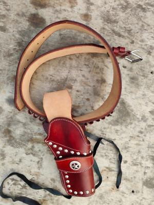 44 Magnum Ruger GP100 Redhawk Colt Anaconda S&W 29 629 Western Gun Belt Holster