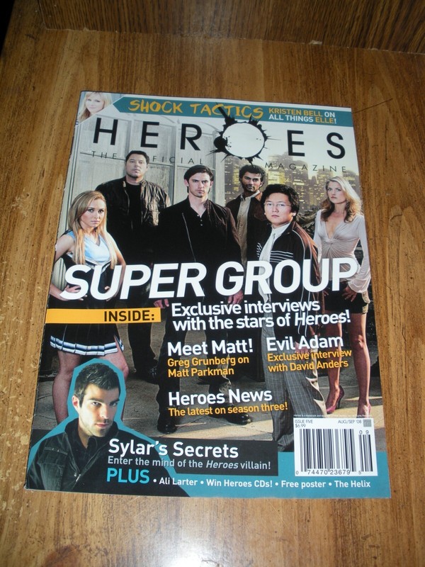 Heroes: The Official Magazine- Issue 5 August/September 08'