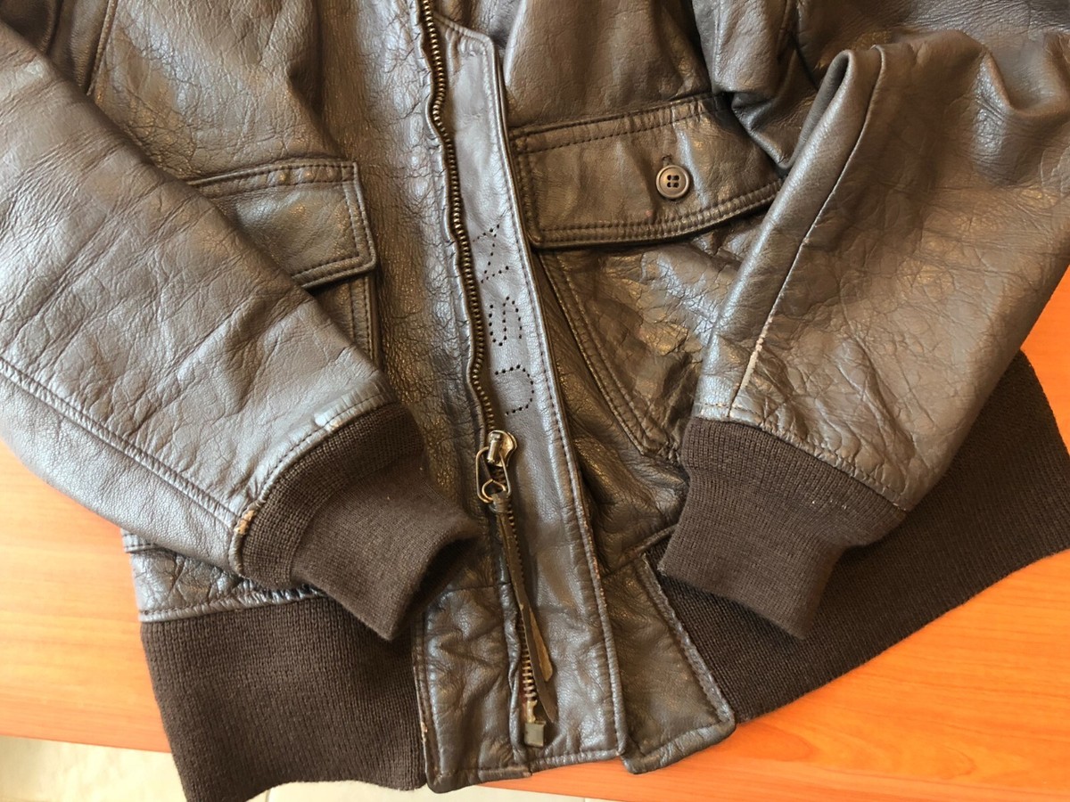 Original USN G-1 Flight Jacket by THE MARTIN LANE CO.- MIL-J-7823 