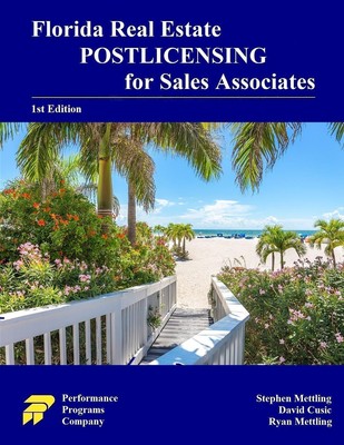 Florida Real Estate Postlicensing for Sales Associates 1st Edition Taschenbuch