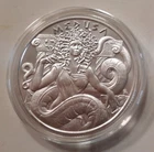 MEDUSA 1 OZ .999 FINE SILVER - GREEK GODS - GODDESS - SNAKES - GORGONS