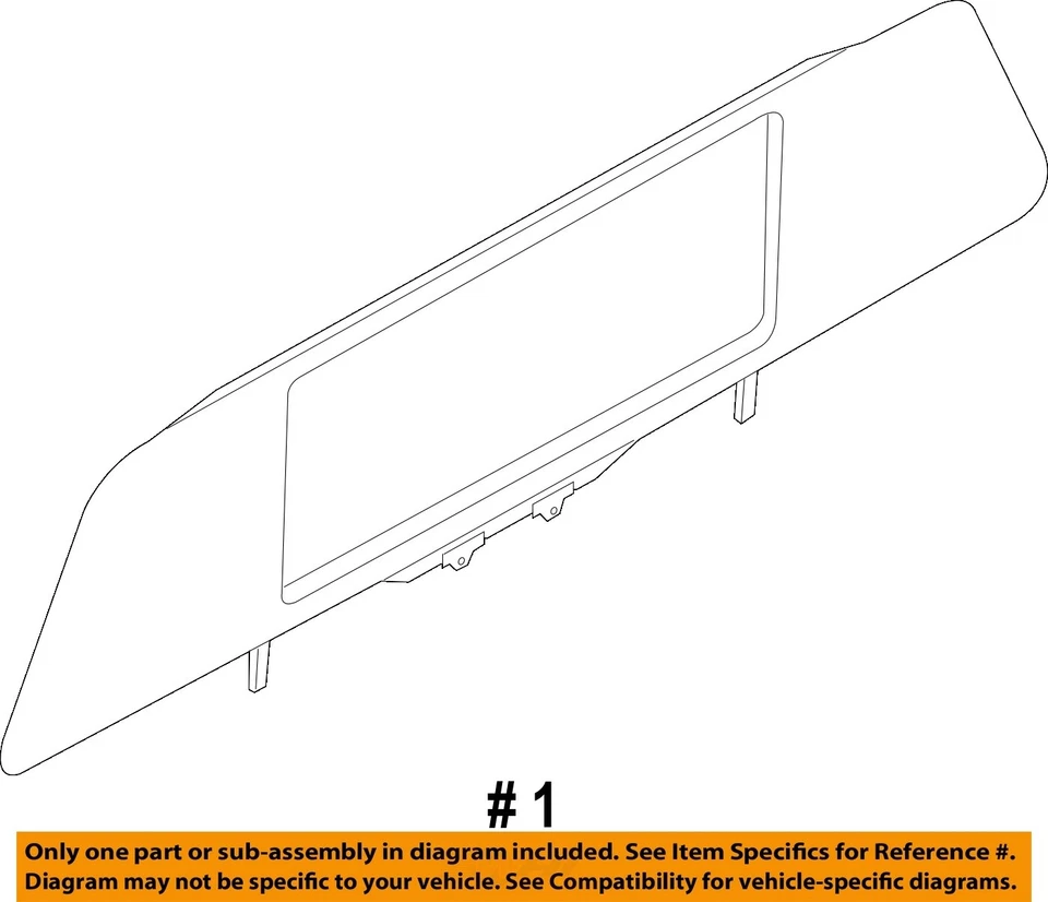 2005 2012 Nissan Titan OEM vidro traseiro deslizante elétrico com regulador - Imagem 4 de 4