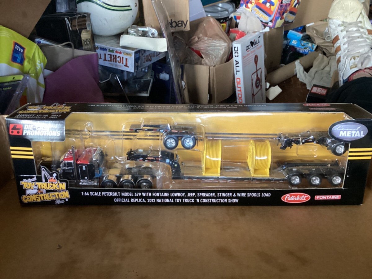 DCP Peterbilt 379 w/ Fontaine Lowboy & Wire Spools Load 2012 NTTC