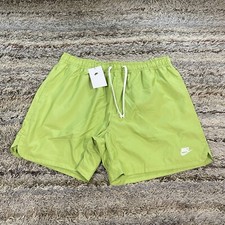 Nike Sportswear Essentials Woven Mesh-Lined Shorts DM6829 Mens XL 6" Green 50