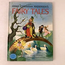 Vintage 1972 Hans Christian Andersen's Fairy Tales Hardcover Illustrated Book